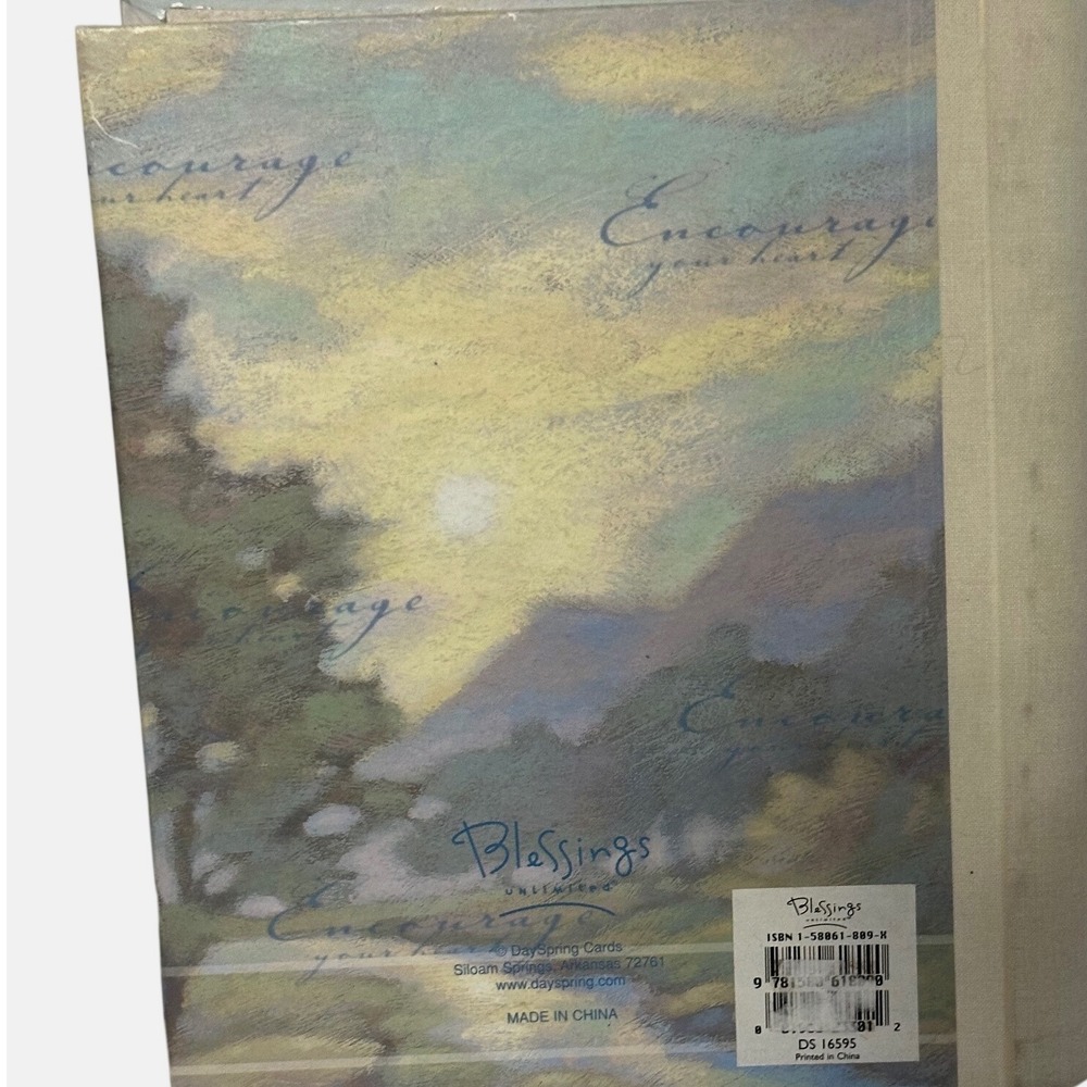 DaySpring Devotional Journal & Address Book Set Blue Botanical Excellent 2pc - Picture 5 of 10